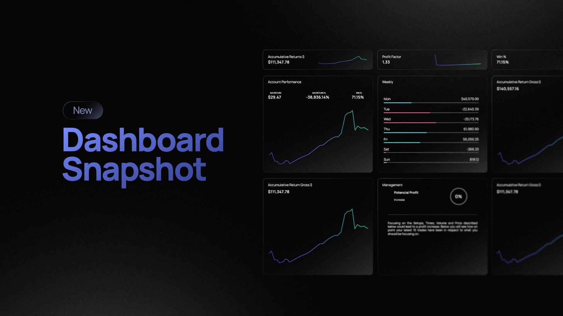 New Snapshot Reporting