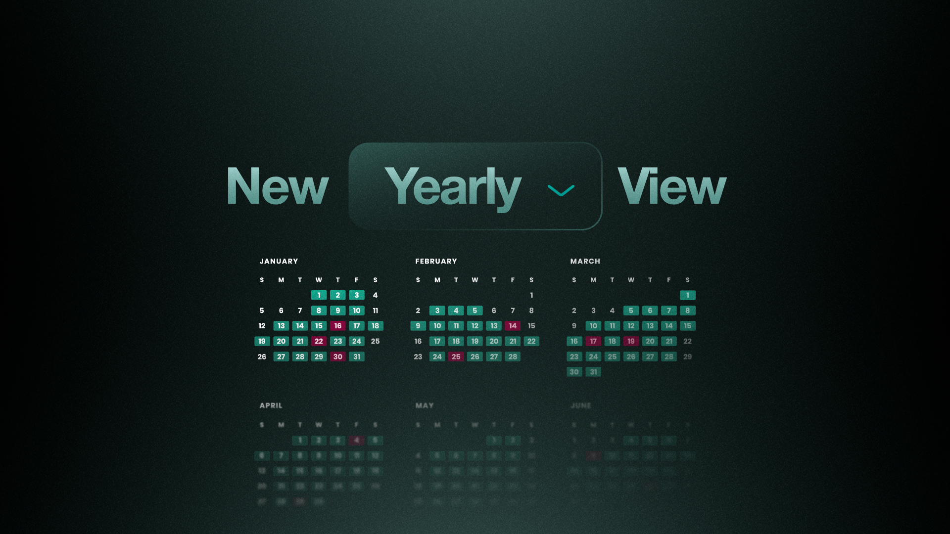 Calendar – New Yearly View