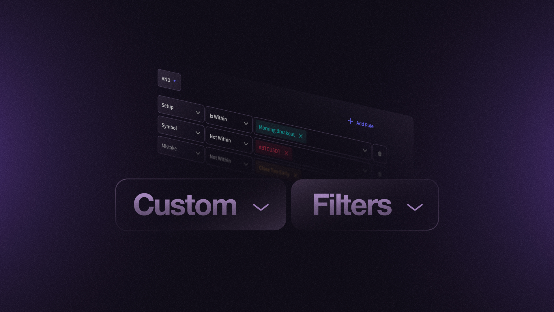New Custom Filtering